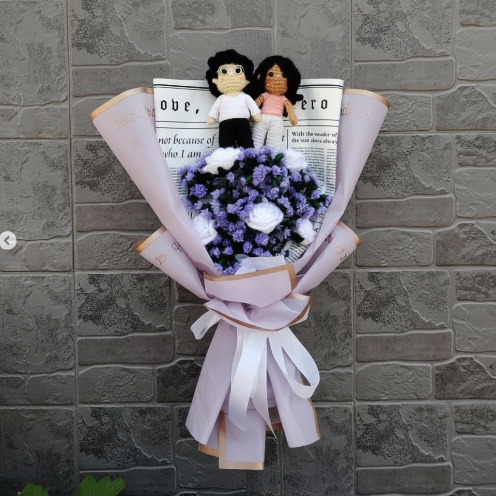 Forever Together Crochet Bouquet